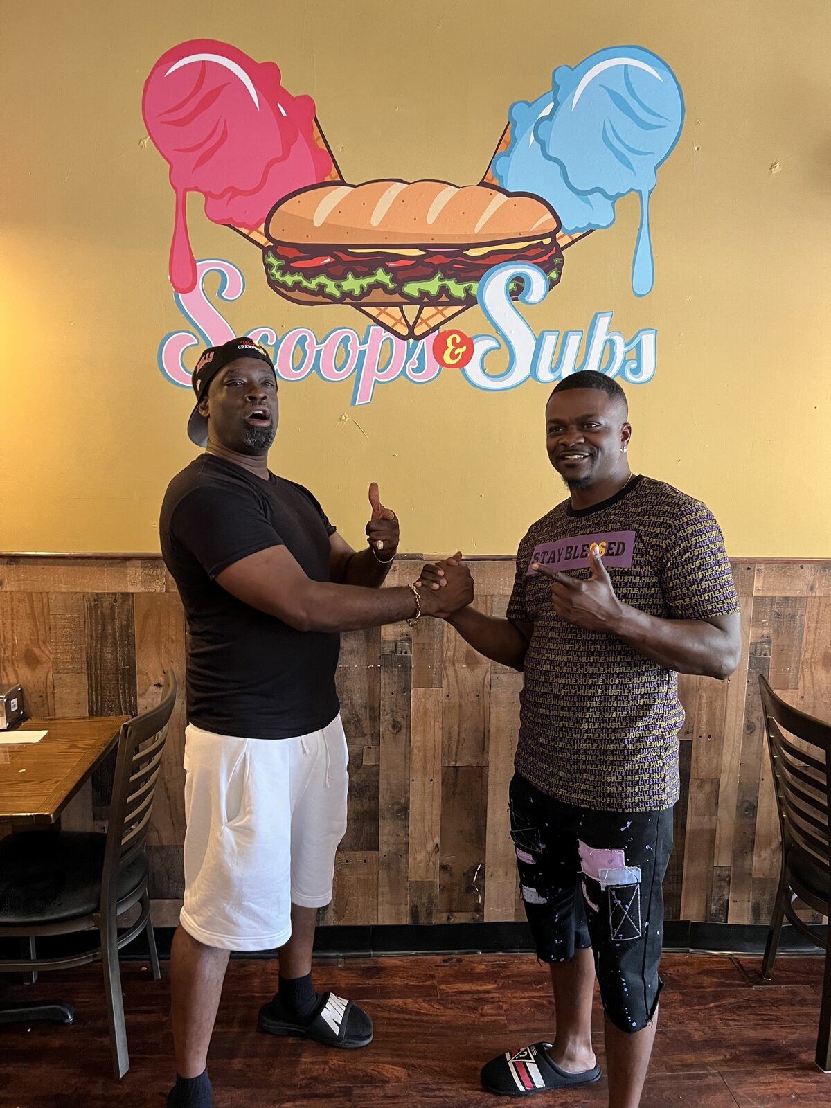 Owner TRANE with a customer