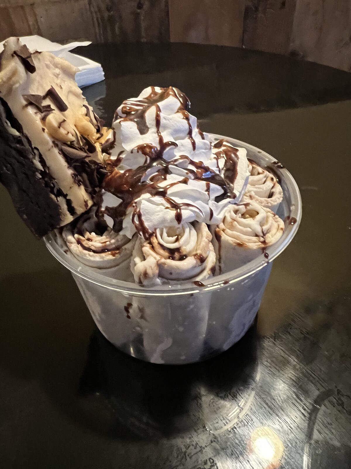 Rolled ice cream