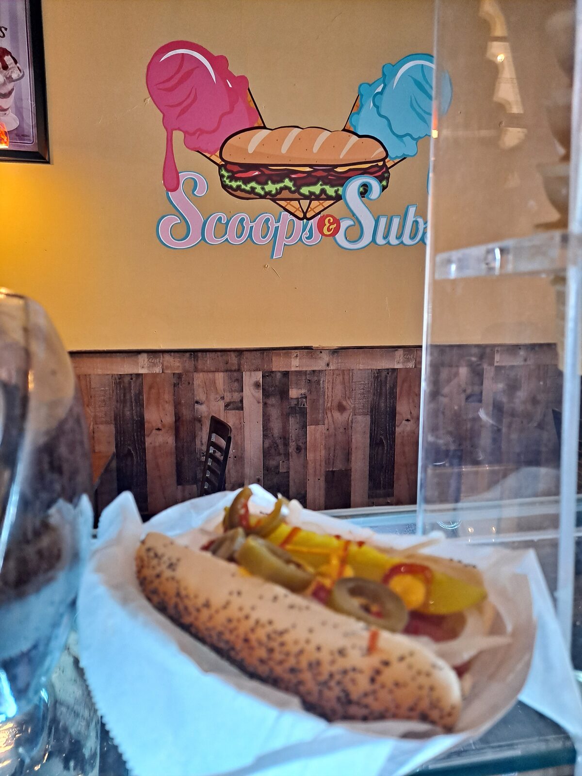 Hot Chicago-style sandwich